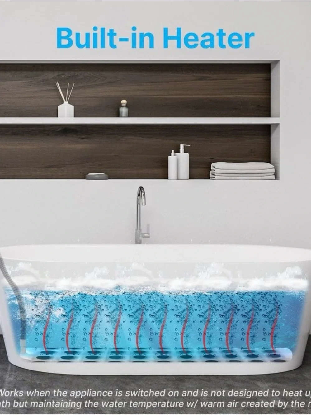 SereneLife bubble bath